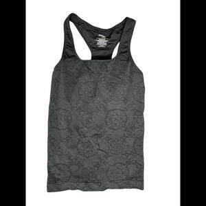 Danskin Now Active Tank Top Shirt womens Plus Med ( 8-10 )floral Lightweight Gym